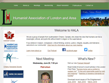 Tablet Screenshot of humanists-london.org
